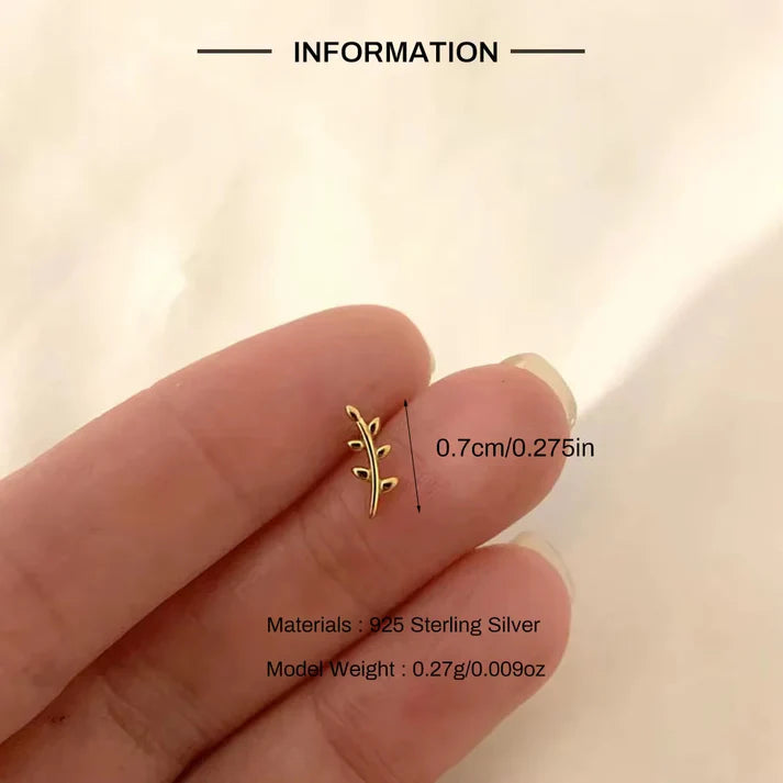 Luxe Line Mini Zircon Stud – a Spark of Modern Minimalism