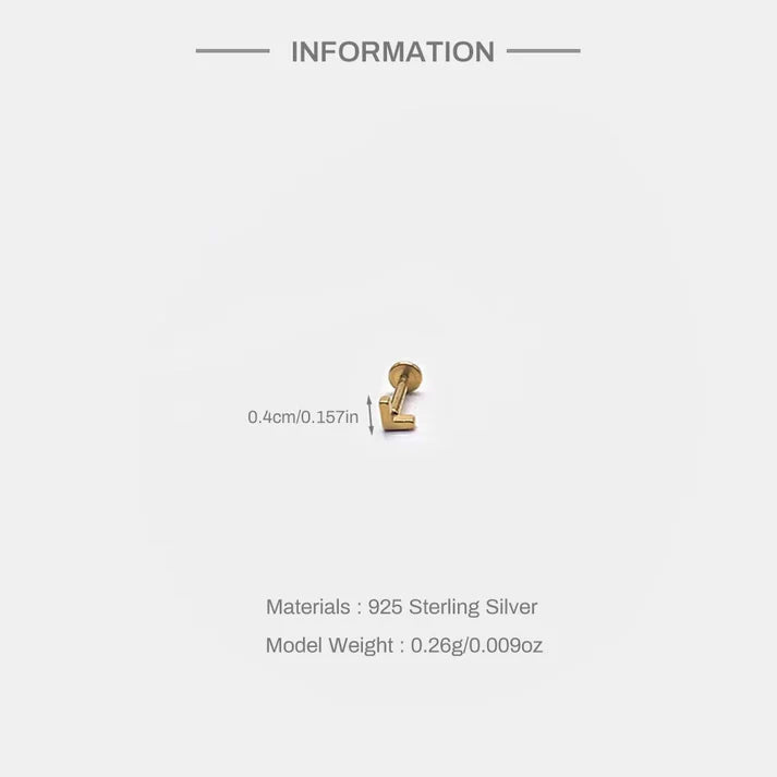 Luxe Line Mini Zircon Stud – a Spark of Modern Minimalism